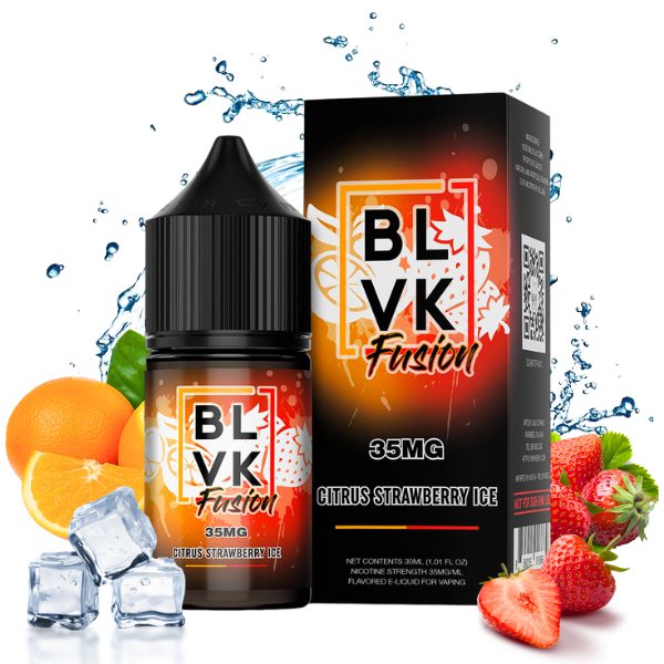 NicSalt Blvk Fusion - Citrus Strawberry Ice 35mg 30ml