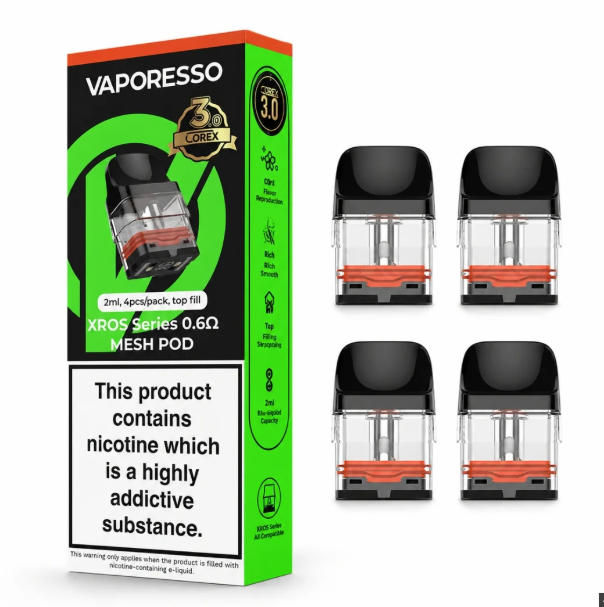 Coil Vaporesso Xros 2ML (Corex 3.0) - Mesh 0,6 Caixa c/ 4 Unidades