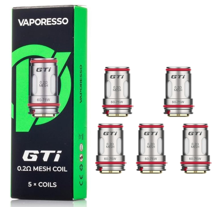 Coil GTI - Mesh 0.2 - Caixa c/ 5 Unidades