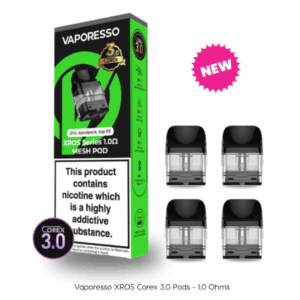 Coil Vaporesso Xros 2ML (Corex 3.0) - Mesh 1,0 - Caixa c/ 4 Unidades
