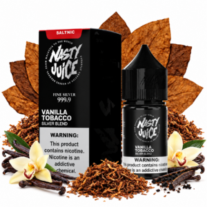 NicSalt Nasty Juice – Silver Blend – Vanilla Tobacco 35mg 30ml
