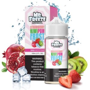 Liquido Mr Freeze Menthol – Strawberry Kiwi Pom Frost 3mg 100ml