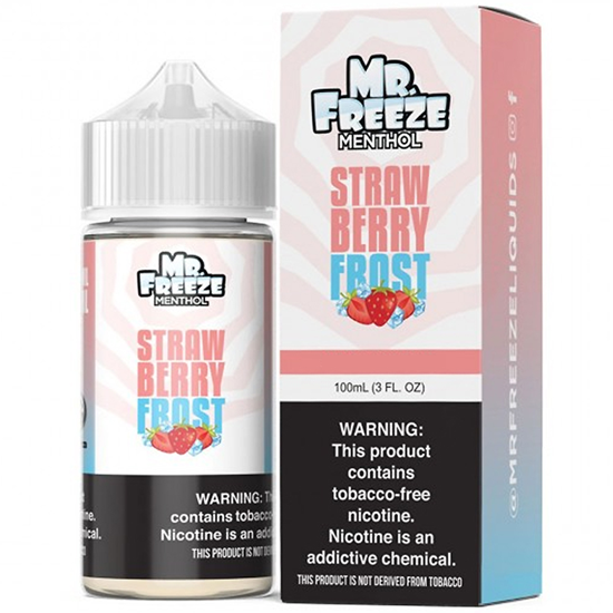Liquido Mr Freeze Menthol – Strawberry Frost 3mg 100ml - Imagem 2