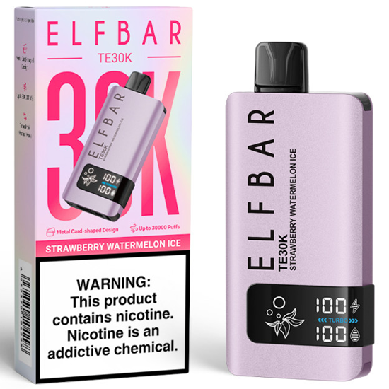 Elf Bar Te Puffs Strawberry Watermelon Ice Mundo Vape