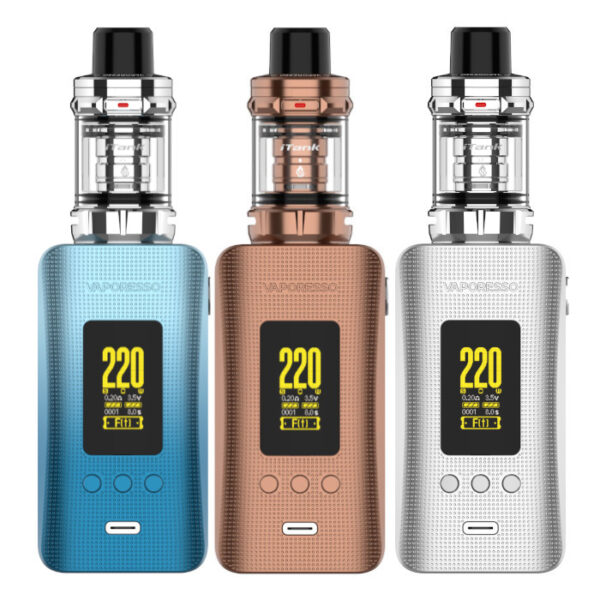 Vaporesso – Gen 200 Kit – Blue (iTank 2 Edition) – 220W - Image 2