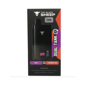 The Black Sheep – Dual Tank 30K – Grape + Strawberry Kiwi