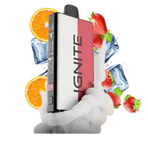 Ignite V400 Mix – 40000 Puffs – Orange Ice + Strawberry Ice