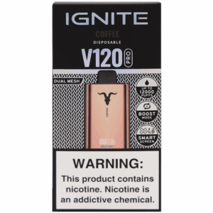 Ignite V120 Pro Rose – 12000 Puffs – Coffee