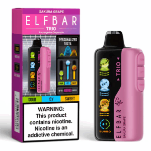 Elf Bar Trio – 40.000 Puffs – Sakura Grape