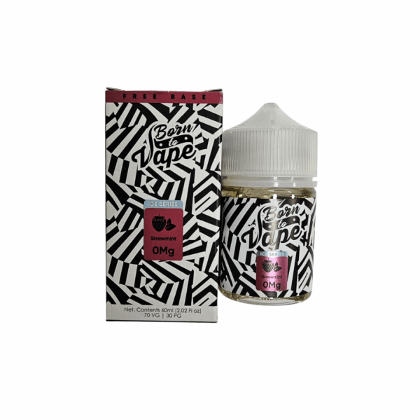 Liquido Born To Vape – Strawmint Ice 0mg 60ml