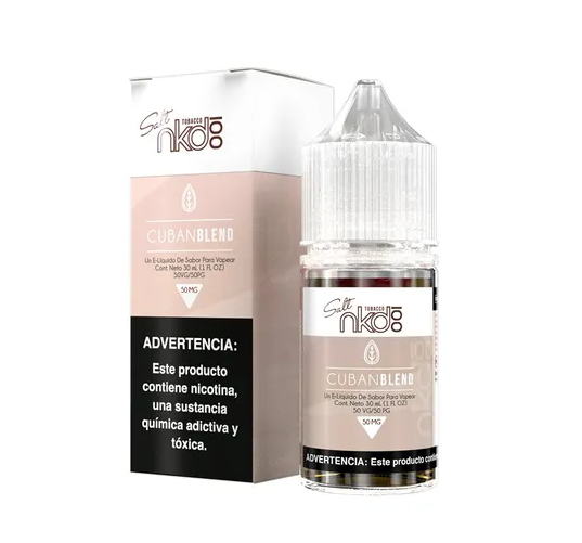 NicSalt Naked 100 Tobacco ( USA ) – Cuban Blend 50mg 30ml