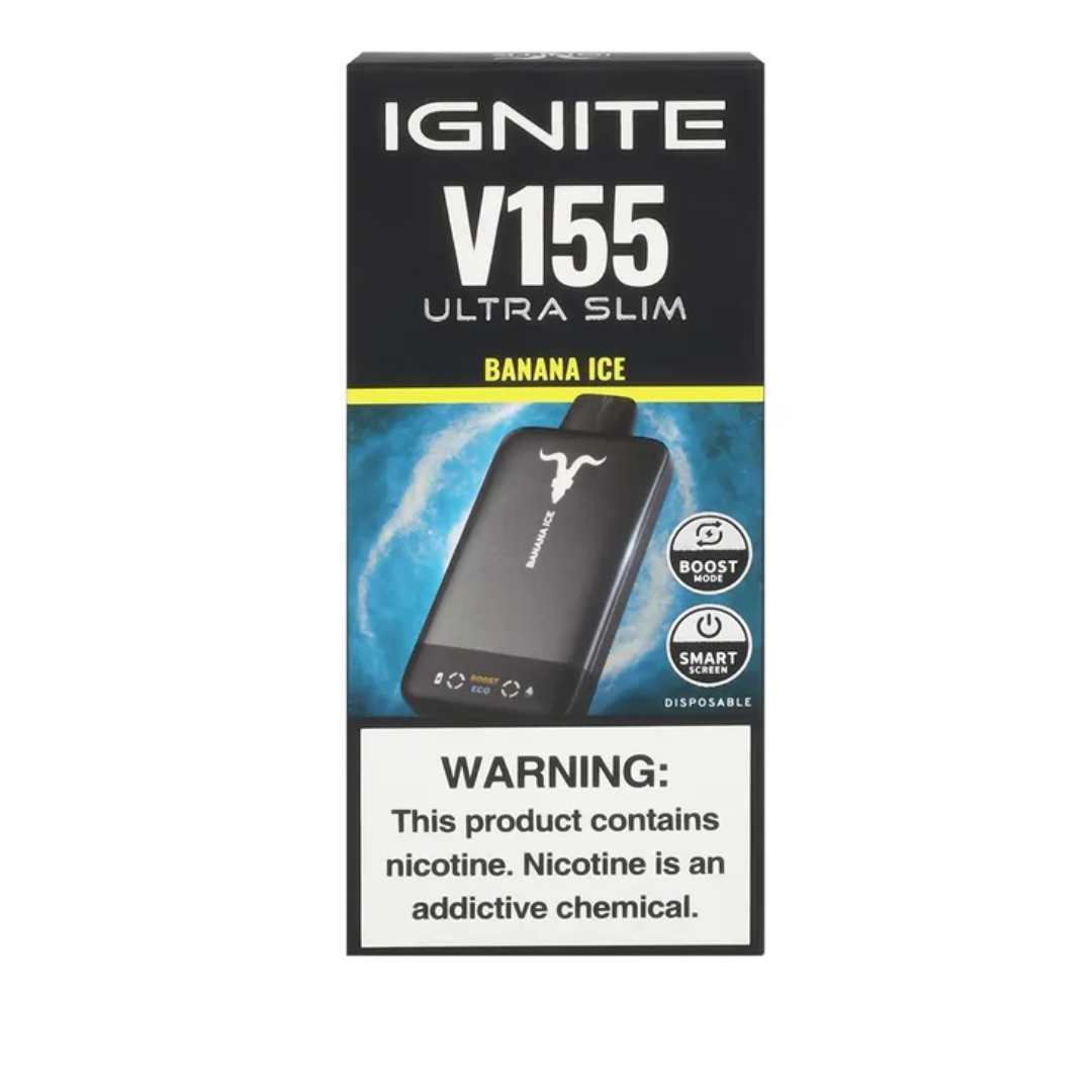 Ignite V155 Ultra Slim – 15.500 Puffs – Banana Ice