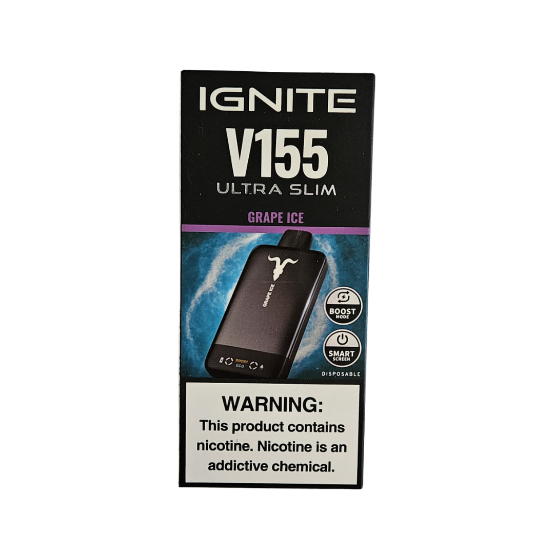 Ignite V155 Ultra Slim – 15.500 Puffs – Grape Ice
