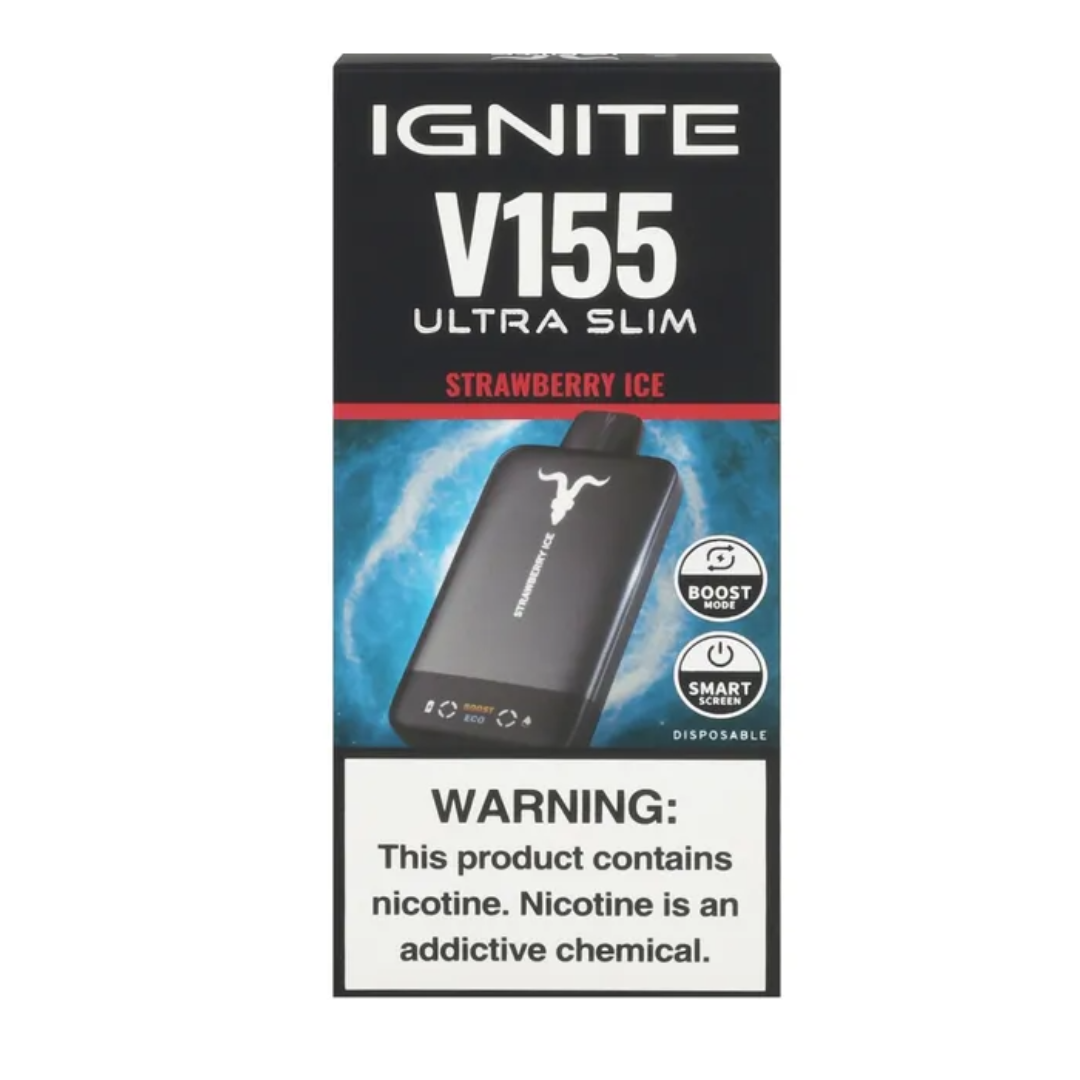Ignite V155 Ultra Slim – 15.500 Puffs – Strawberry Ice