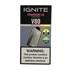 Ignite V80 Chrome – 8000 Puffs – Strawberry Ice