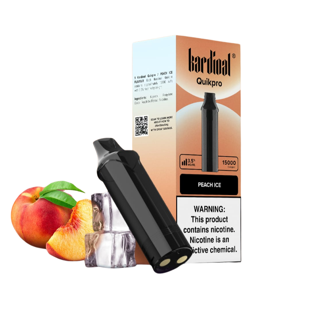 Kardinal Quik Pro ( Refil ) – 15.000 Puffs – Peach Ice