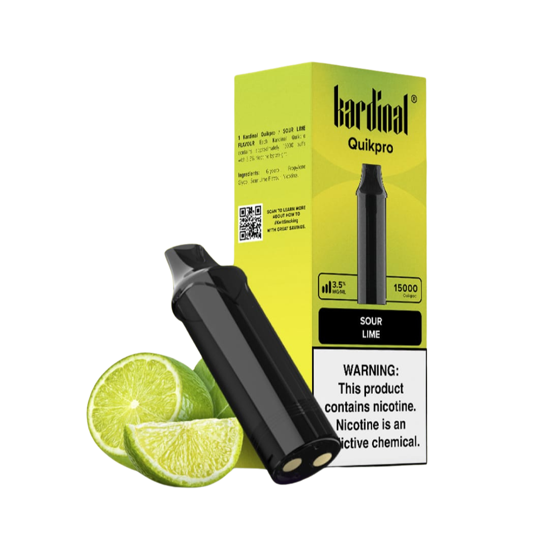 Kardinal Quik Pro ( Refil ) – 15.000 Puffs – Sour Lime