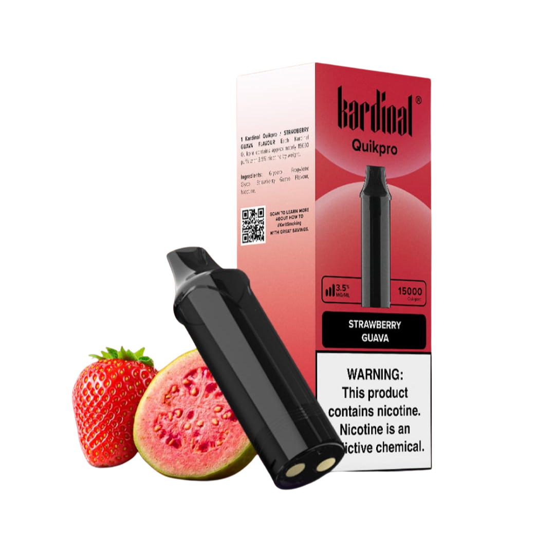 Kardinal Quik Pro ( Refil ) – 15.000 Puffs – Strawberry Guava