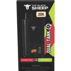 The Black Sheep – Dual Tank 30K – Strawberry Bubble + Sour Pineapple