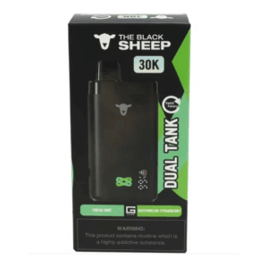 The Black Sheep – Dual Tank 30K – Fresh Mint + Watermelon Strawberry