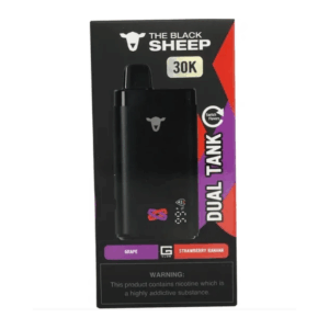 The Black Sheep – Dual Tank 30K – Grape + Strawberry Banana