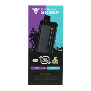 The Black Sheep – Dual Tank 40K – Grape + Menthol