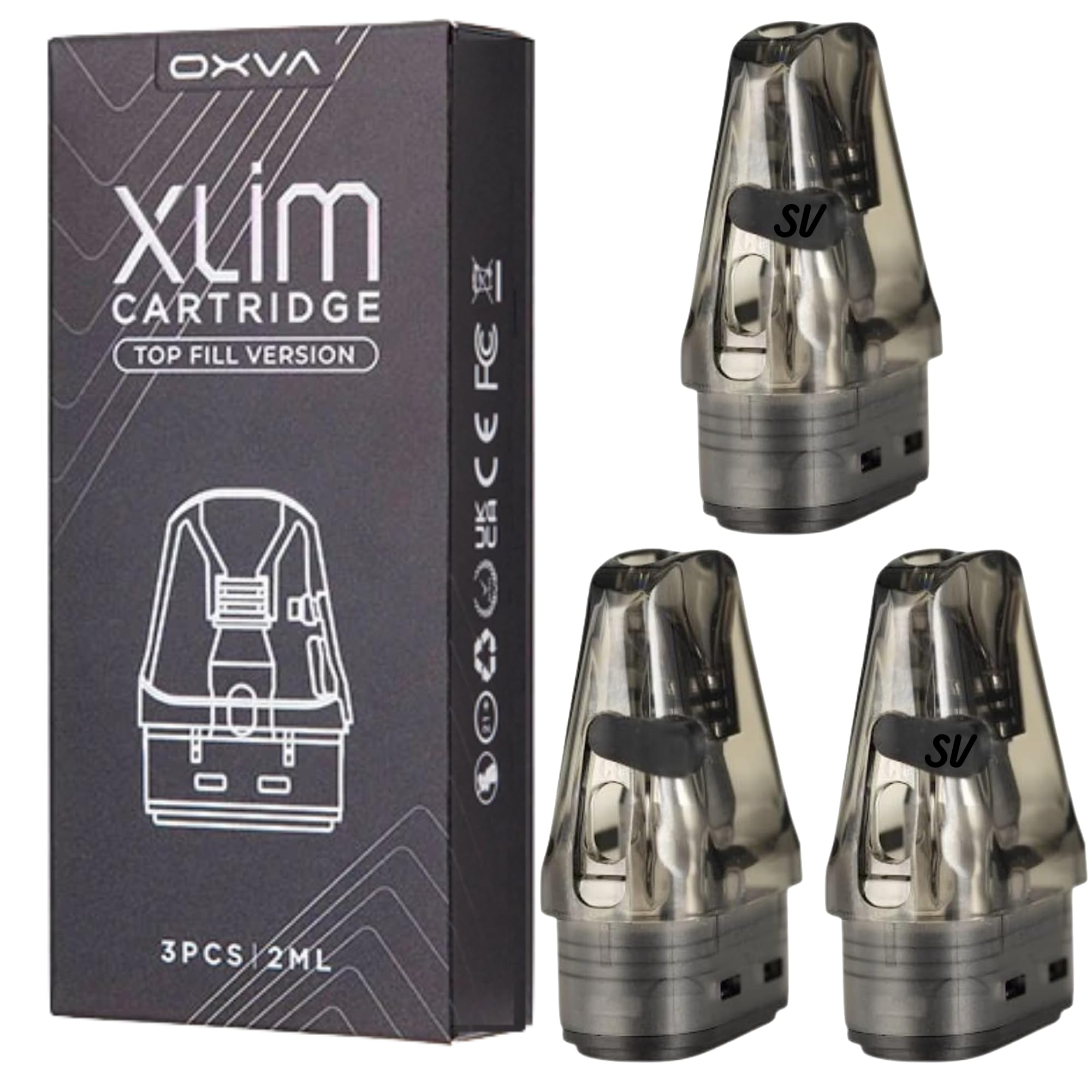 Coil Oxva Xlim Top Fill – Mesh 0,8 – Caixa com 3 Unidades