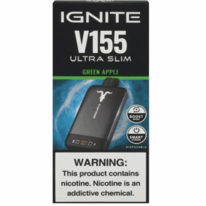 Ignite V155 Ultra Slim – 15.500 Puffs – Green Apple