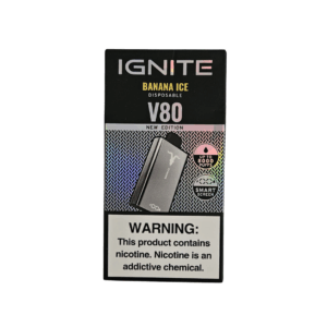 Ignite V80 Chrome – 8000 Puffs – Banana Ice