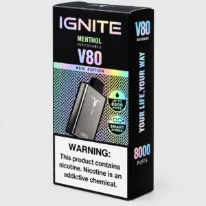 Ignite V80 Chrome – 8000 Puffs – Menthol