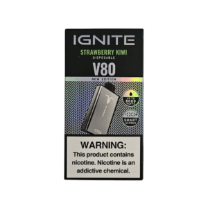 Ignite V80 Chrome – 8000 Puffs – Strawberry Kiwi
