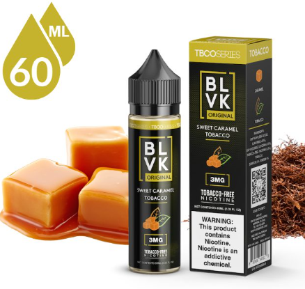 Liquido BLVK TBCO Series – Sweet Caramel Tobacco 3mg 60ml