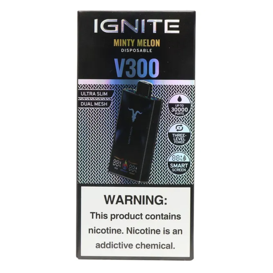 Ignite V300 – 30000 Puffs – Minty Melon