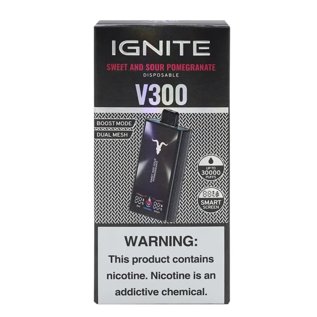 Ignite V300 – 30000 Puffs – Sweet And Sour Pomegranate