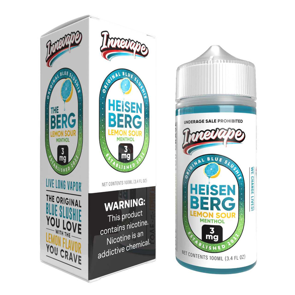 Liquido Innevape Heisenberg – Lemon Sour Menthol 3mg 100ml