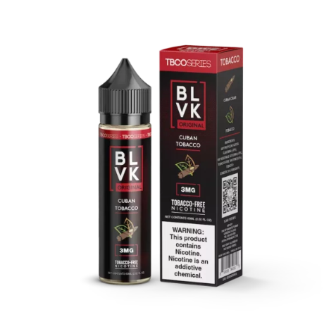 Liquido BLVK TBCO Series – Cuban Tobacco 3mg 60ml