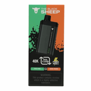 The Black Sheep – Dual Tank 40K – Fresh Mint + Mango Orange
