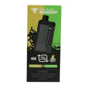 The Black Sheep – Dual Tank 40K – Passion Fruit + Watermelon Strawberry