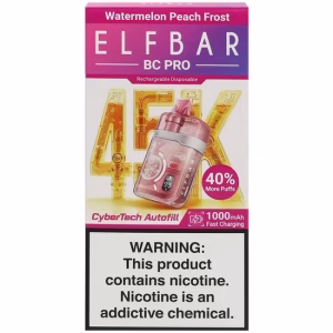 Elf Bar Bc Pro – 45.000 Puffs – Watermelon Peach Frost