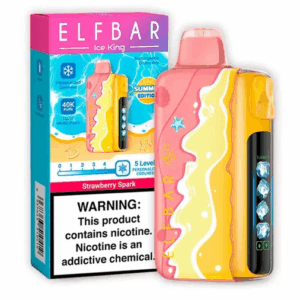 Elf Bar Ice King Summer – 40.000 Puffs – Strawberry Spark