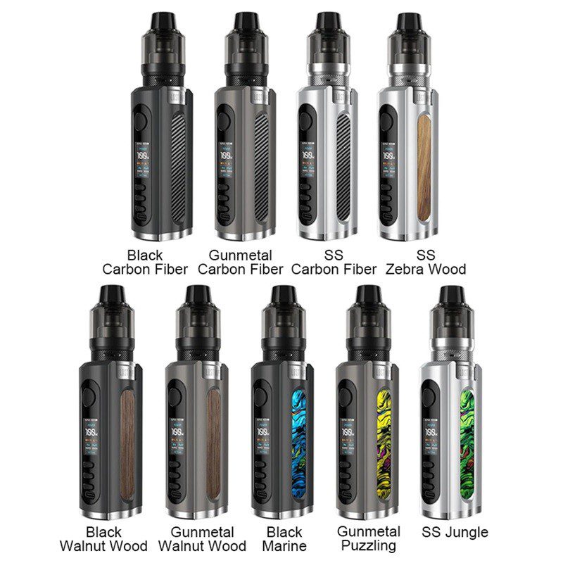 Lost Vape – Grus 100W Kit – Gunmetal/Chopped Carbon Fiber - Imagem 4