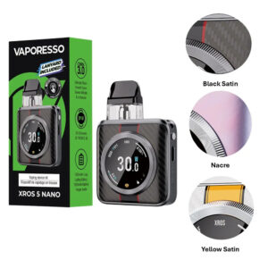 Vaporesso Xros 5 Nano – Black Satin