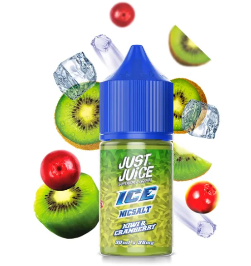 NicSalt Just Juice – Kiwi & Cranberry Ice 35mg 30ml