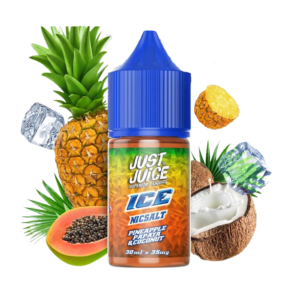 NicSalt Just Juice – Pineapple Papaya & Coconut Ice 35mg 30ml