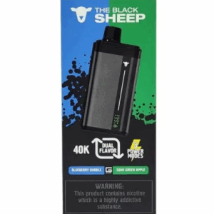 The Black Sheep – Dual Tank 40K – Blueberry Bubble + Sour Green Apple