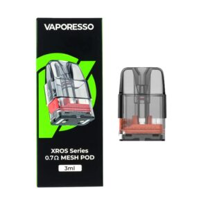 Cartucho De Reposição Vaporesso Xros 3ML – Mesh 0,7 Caixa c/ 4 Unidades