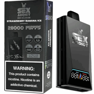 Sex Addict S280 – By Dan Bilzerian – 28.000 Puffs – Strawberry Banana Ice