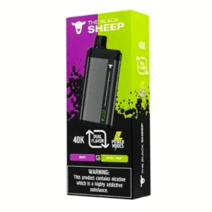 The Black Sheep – Dual Tank 40K – Grape + Energy Drink