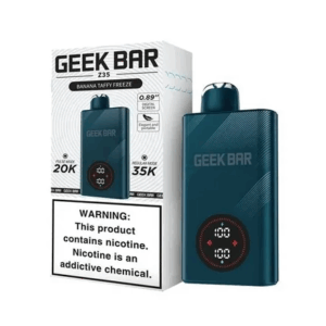 Geek Bar Z35 – 35000 Puffs – Banana Taffy Freeze