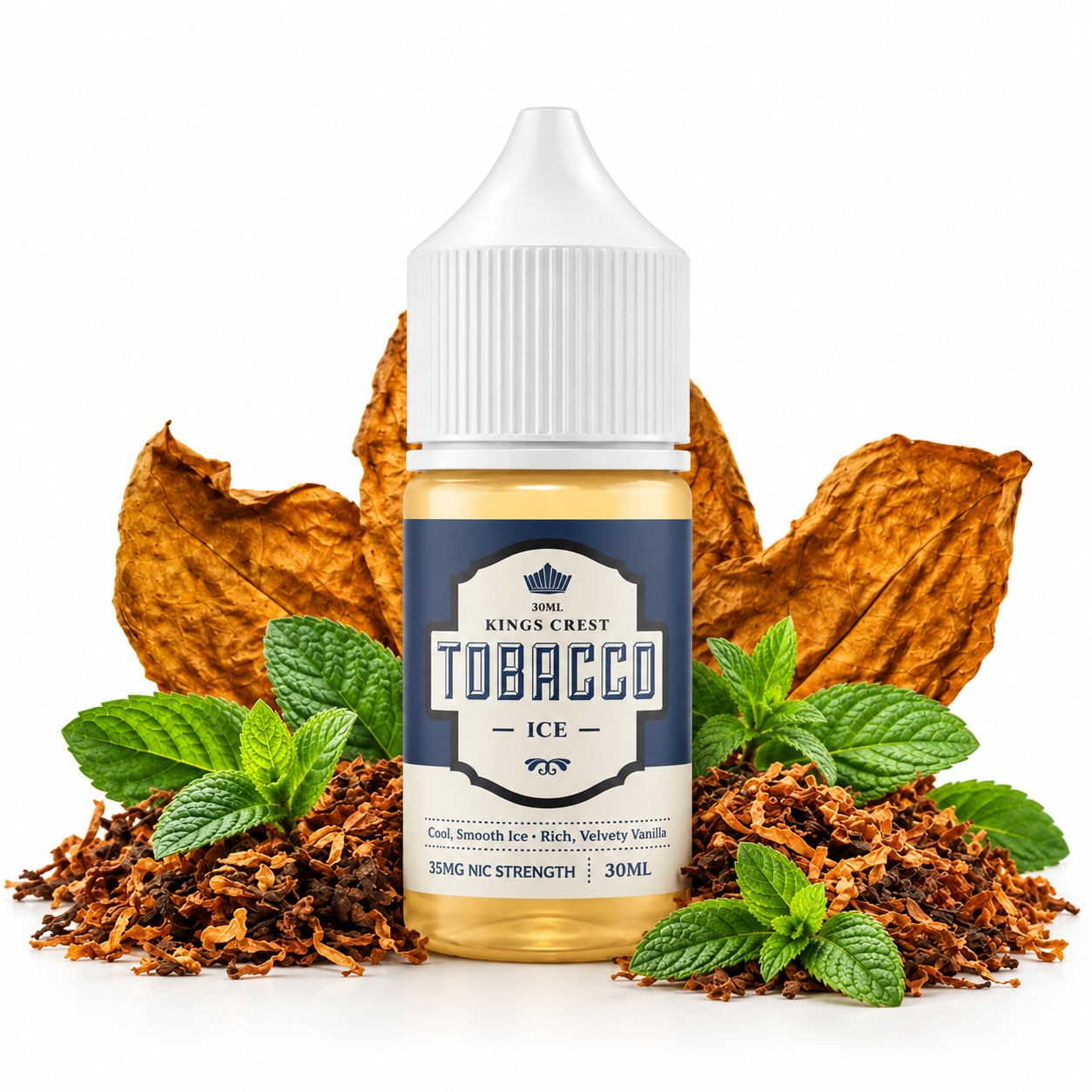 NicSalt Kings Crest – Tobacco Ice 35mg 30ml